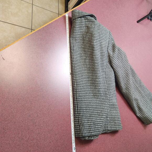 Vtg Pendleton Blazer Womens Sz 6 Wool Plaid Tweed Lined Twee Academia Jacket - Picture 9 of 15